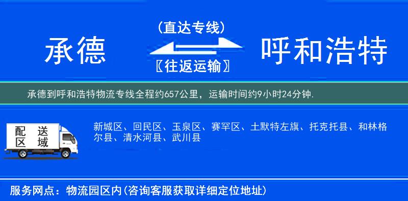 承德到物流專(zhuān)線