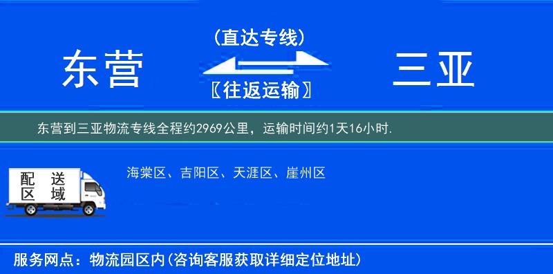 東營(yíng)到物流專線