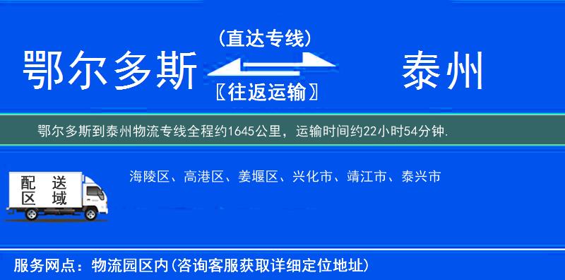 鄂爾多斯到物流專(zhuān)線