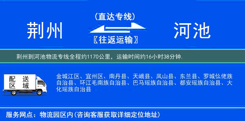 荊州到物流專(zhuān)線(xiàn)