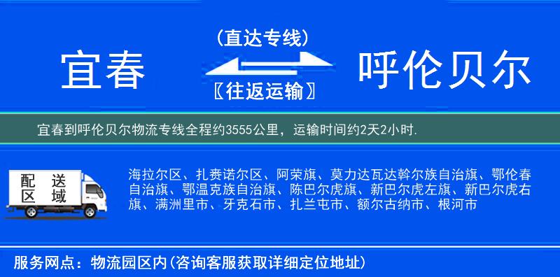 宜春到物流專(zhuān)線