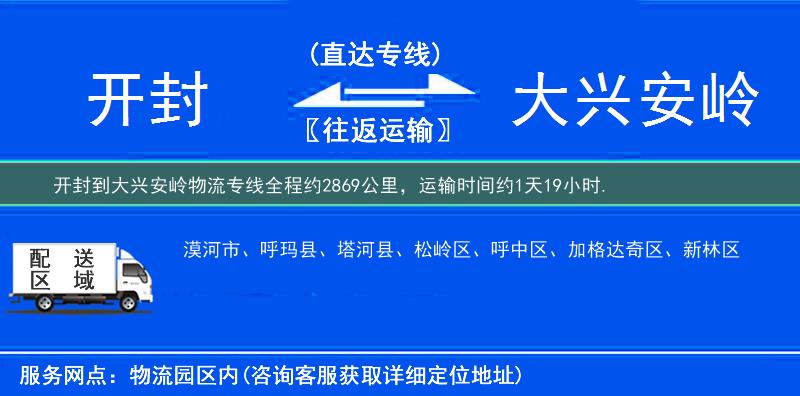 開(kāi)封到物流專線