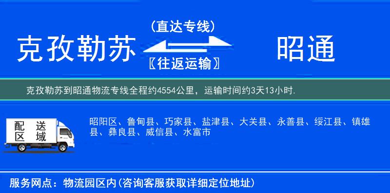 克孜勒蘇到物流專(zhuān)線