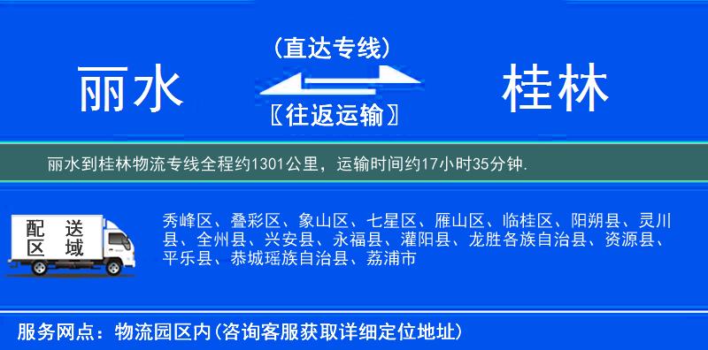 麗水到物流專(zhuān)線(xiàn)