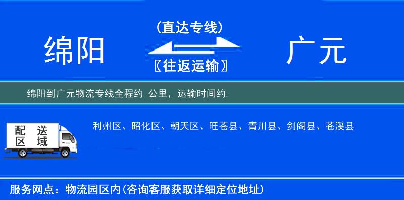 綿陽(yáng)到物流專(zhuān)線