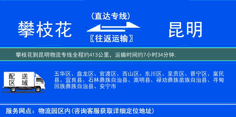 攀枝花到物流專(zhuān)線