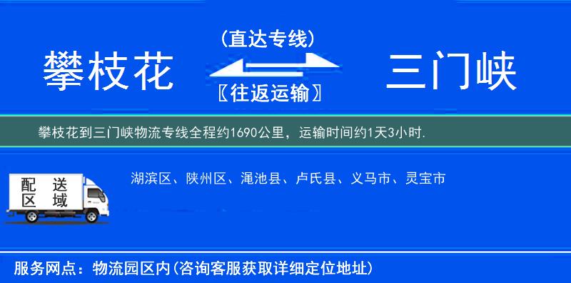 攀枝花到物流專(zhuān)線