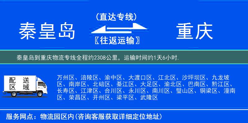 秦皇島到物流專(zhuān)線