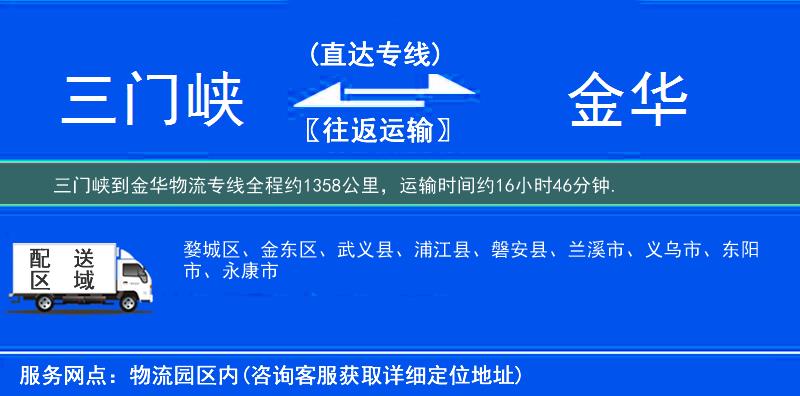 三門(mén)峽到物流專線