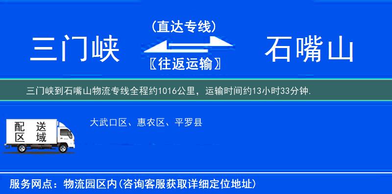 三門(mén)峽到物流專線