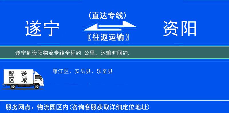 遂寧到物流專線