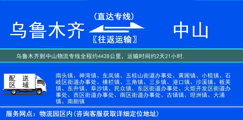 烏魯木齊到物流專(zhuān)線