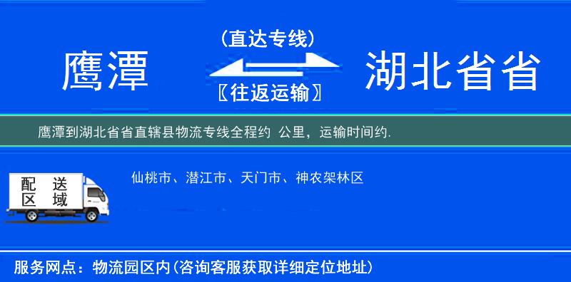 鷹潭到物流專線